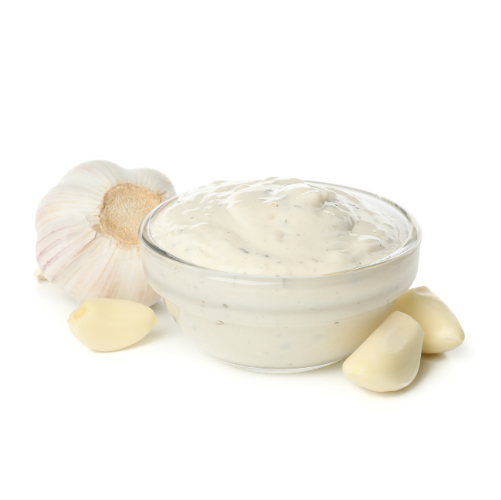 Tub of Garlic Sauce