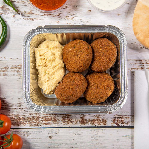 Falafel Wrap with Humus