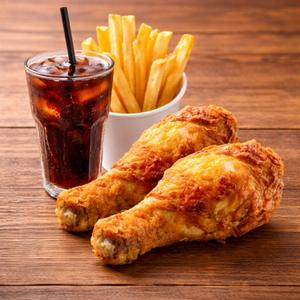 2 Pcs Chicken Chips and Drink