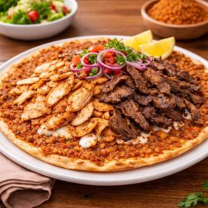 Lahmacun with Mix Doner