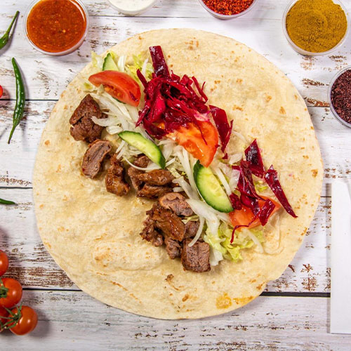 Lamb Shish Wrap